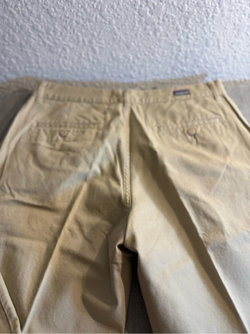 Patagonia Men's 34 Stand Up Canvas Pants Khaki Organic Cotton SP11